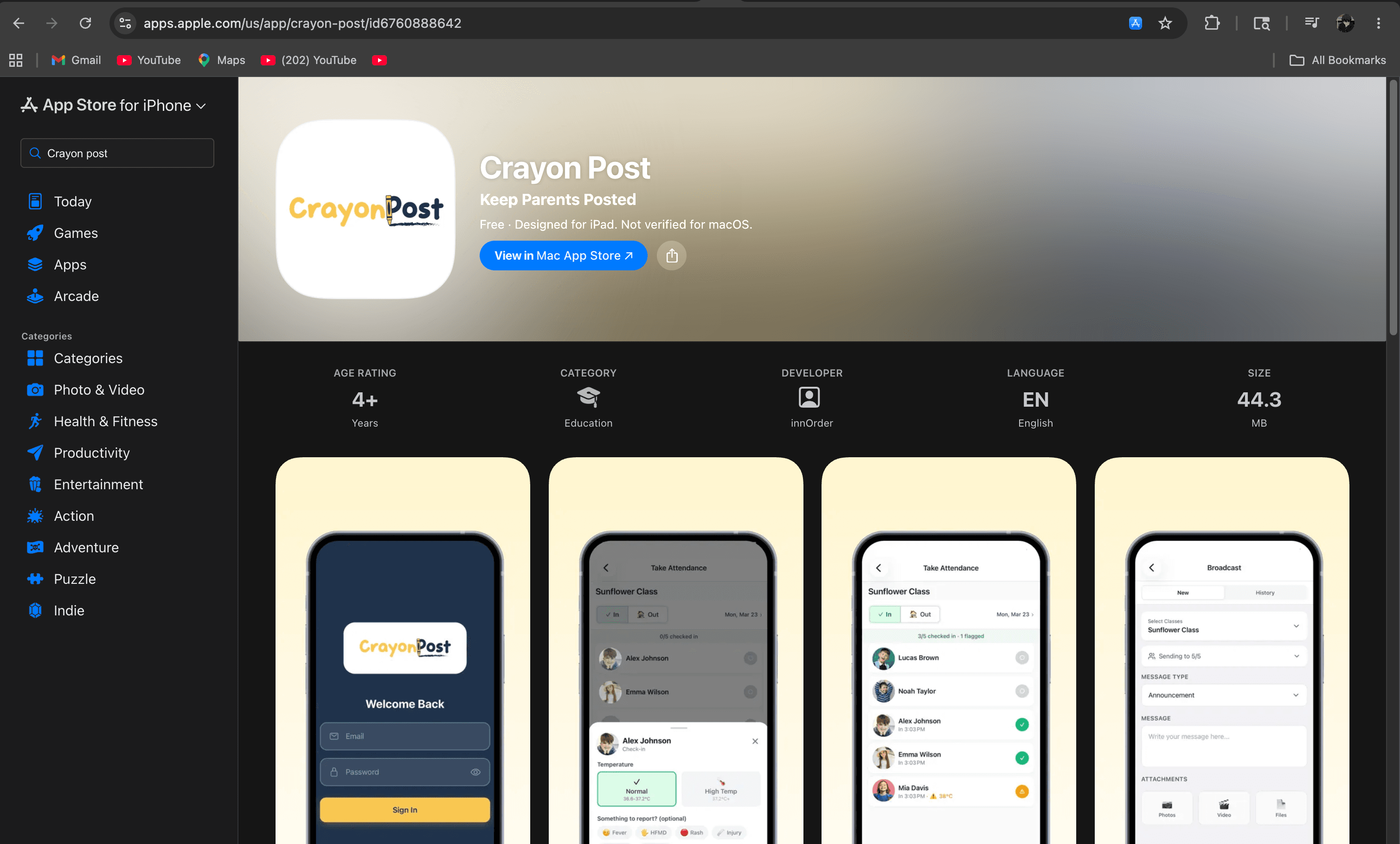 Crayon Post Mobile App screenshot 1
