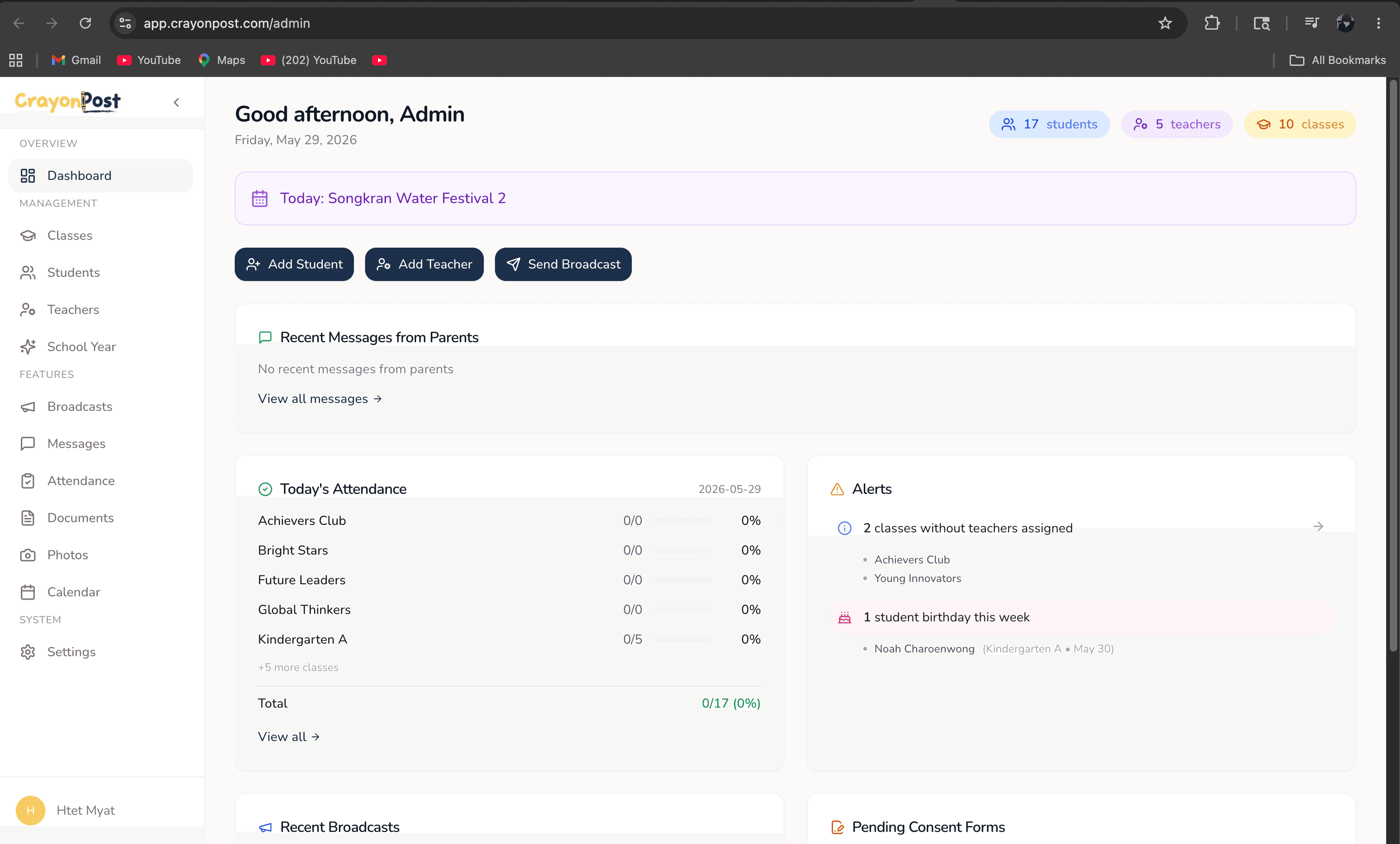 Crayon Post — School Communication Platform screenshot 1
