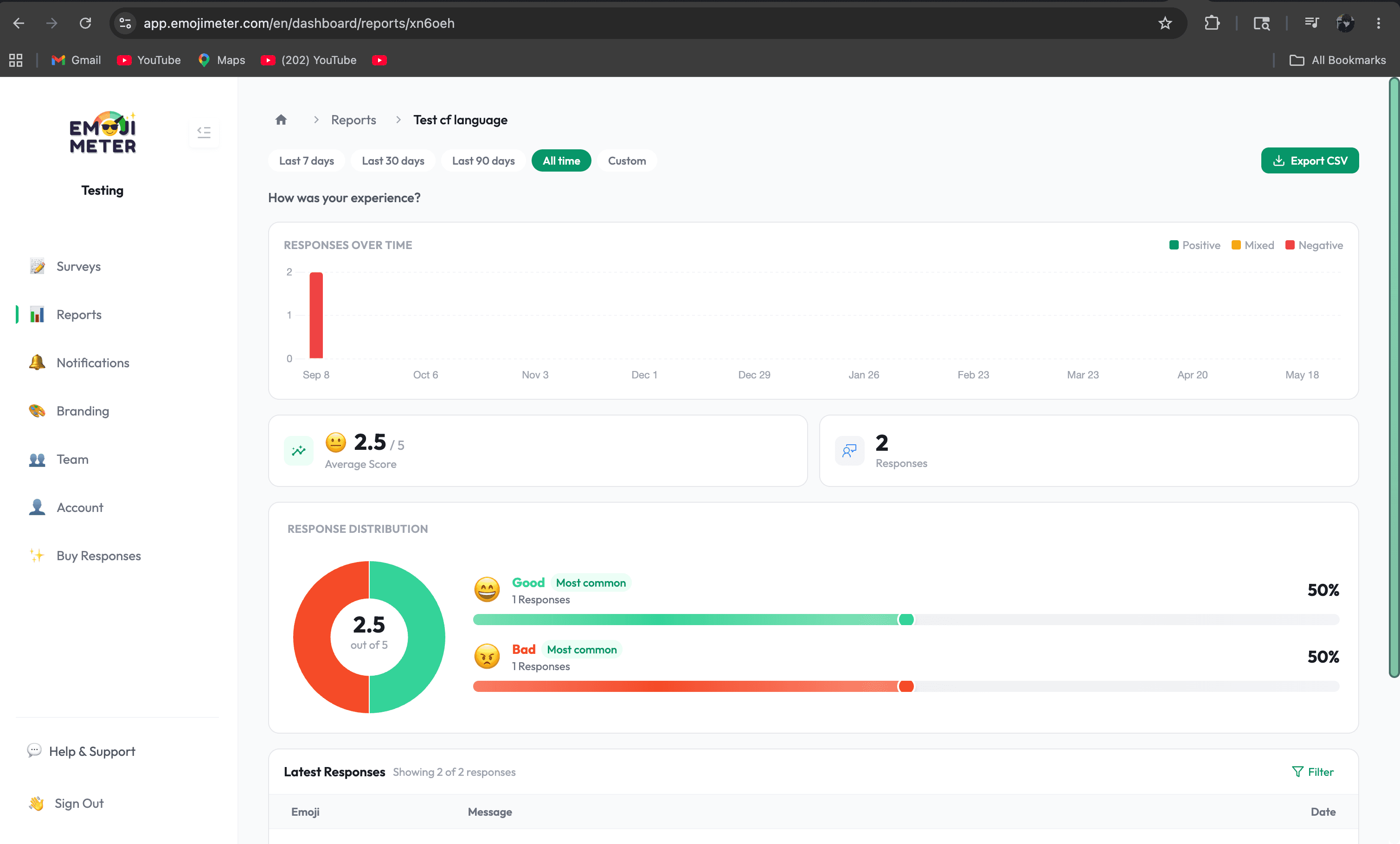 Emojimeter — Customer Feedback SaaS screenshot 4